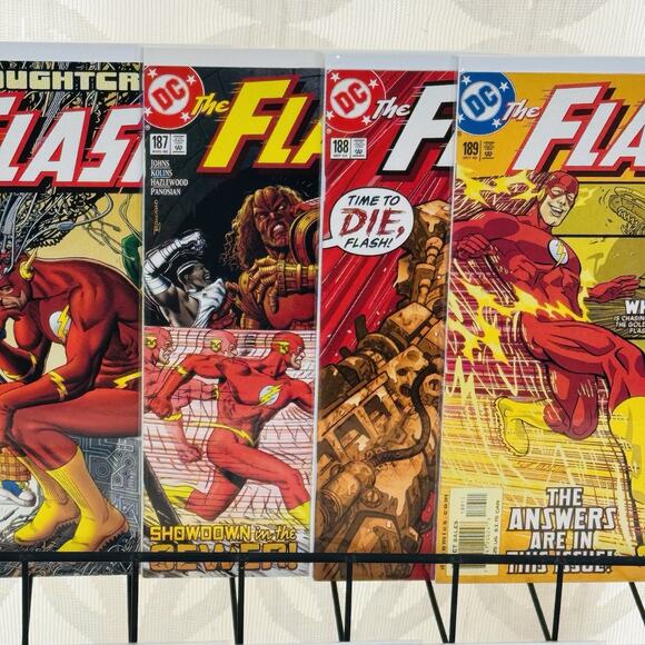 The Flash 185-196 200 lot (Volume 2 DC) Wally West Scott Kolins - Picture 3 of 7